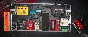 Nels Cline Pedalboard